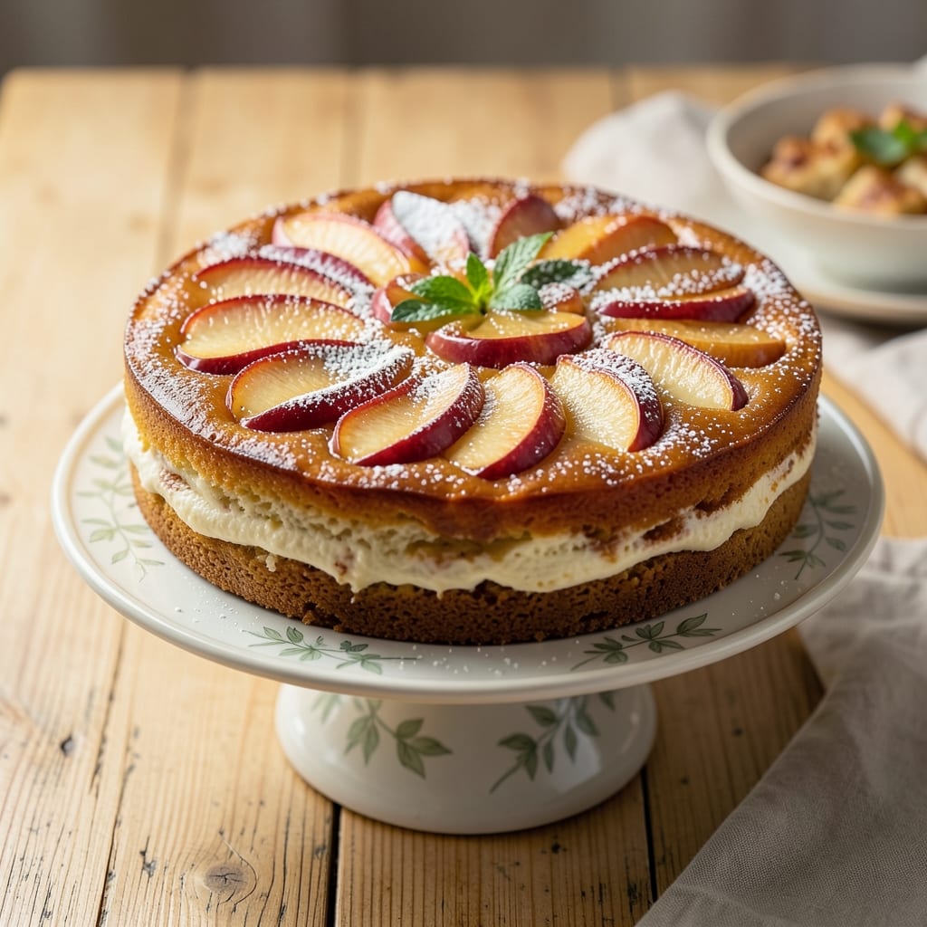 Amazing Apple Cake Recipe: Spiced Fruit Layers with Buttery Crust