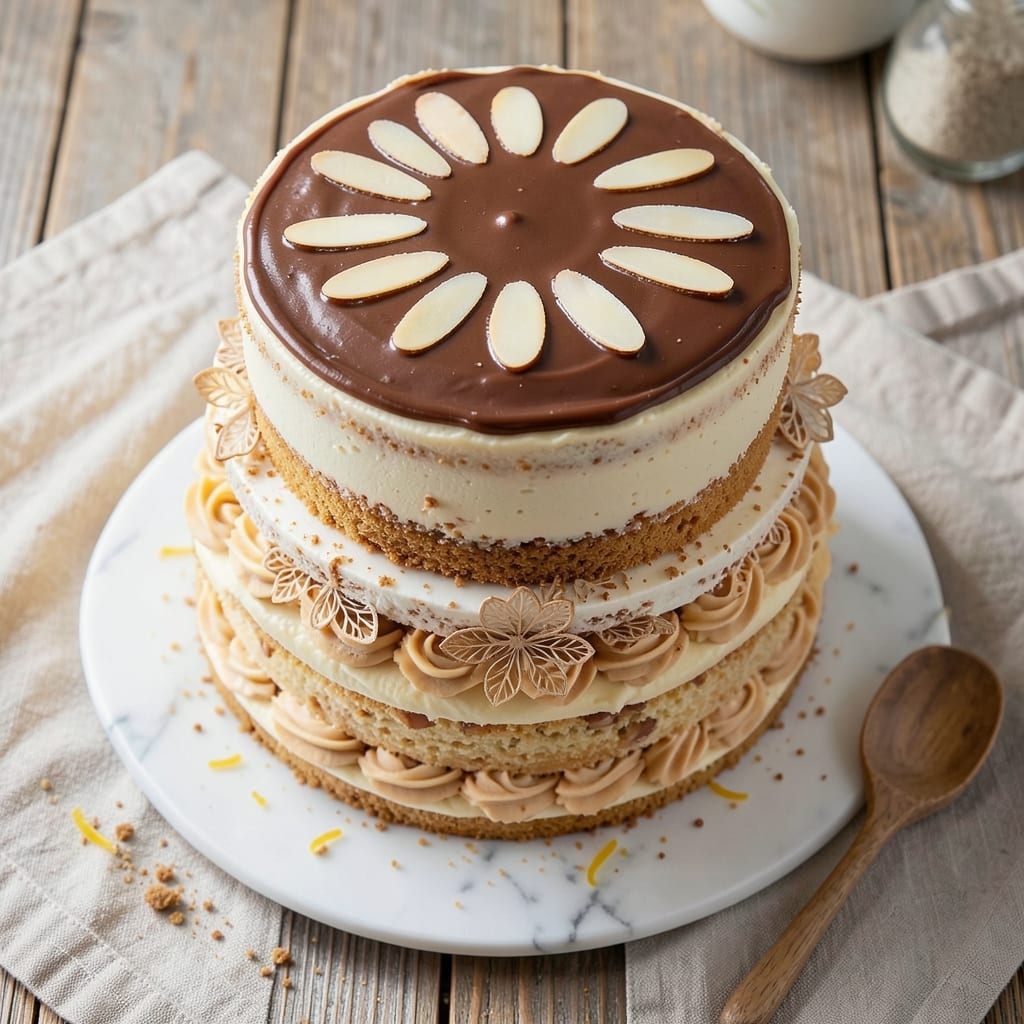Martha Stewart's Almond Wedding Cake Recipe: Vanilla-Almond Swirls With Crispy Layers