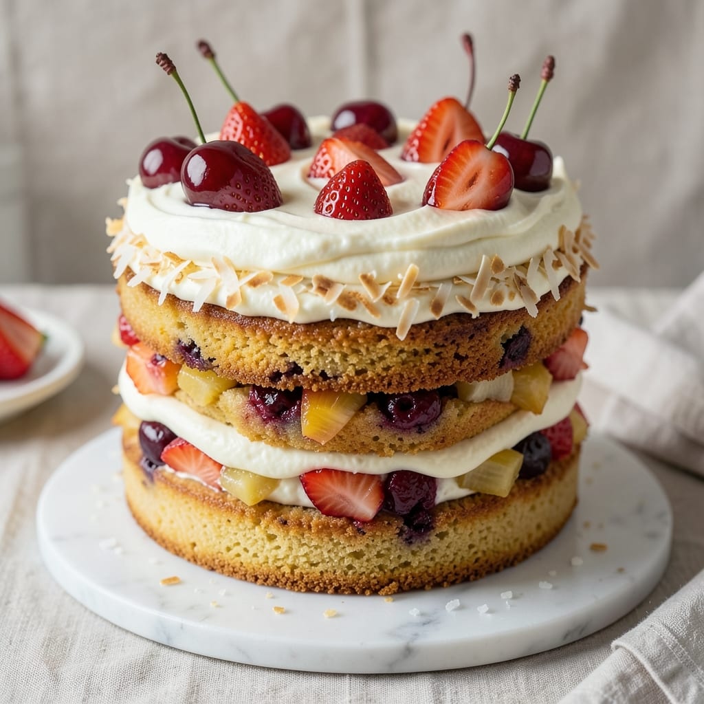 2 Layer Hummingbird Cake Recipe: Tropical Fruit Layers with Cream Cheese Frosting Rivers