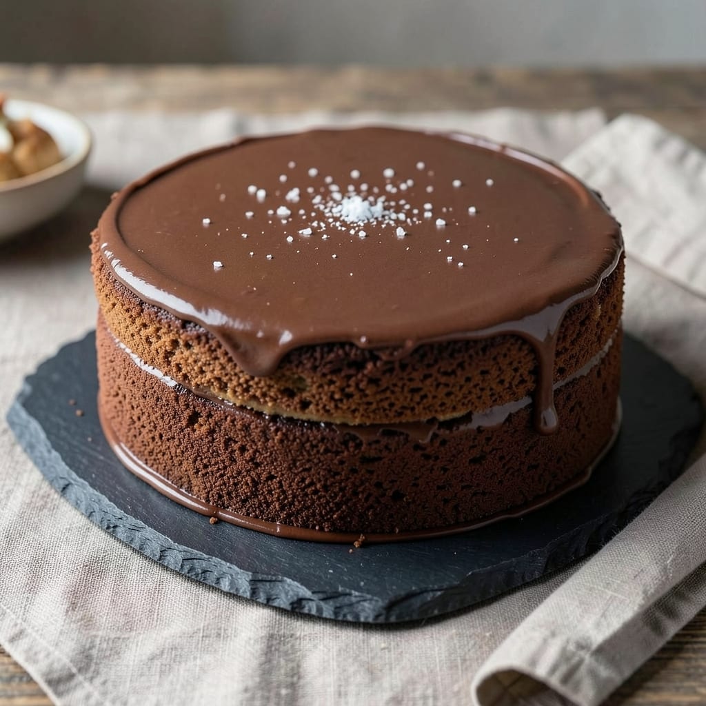 8-Inch Single Layer Chocolate Cake Recipe: Moist Crumb and Fudgy Core Balance