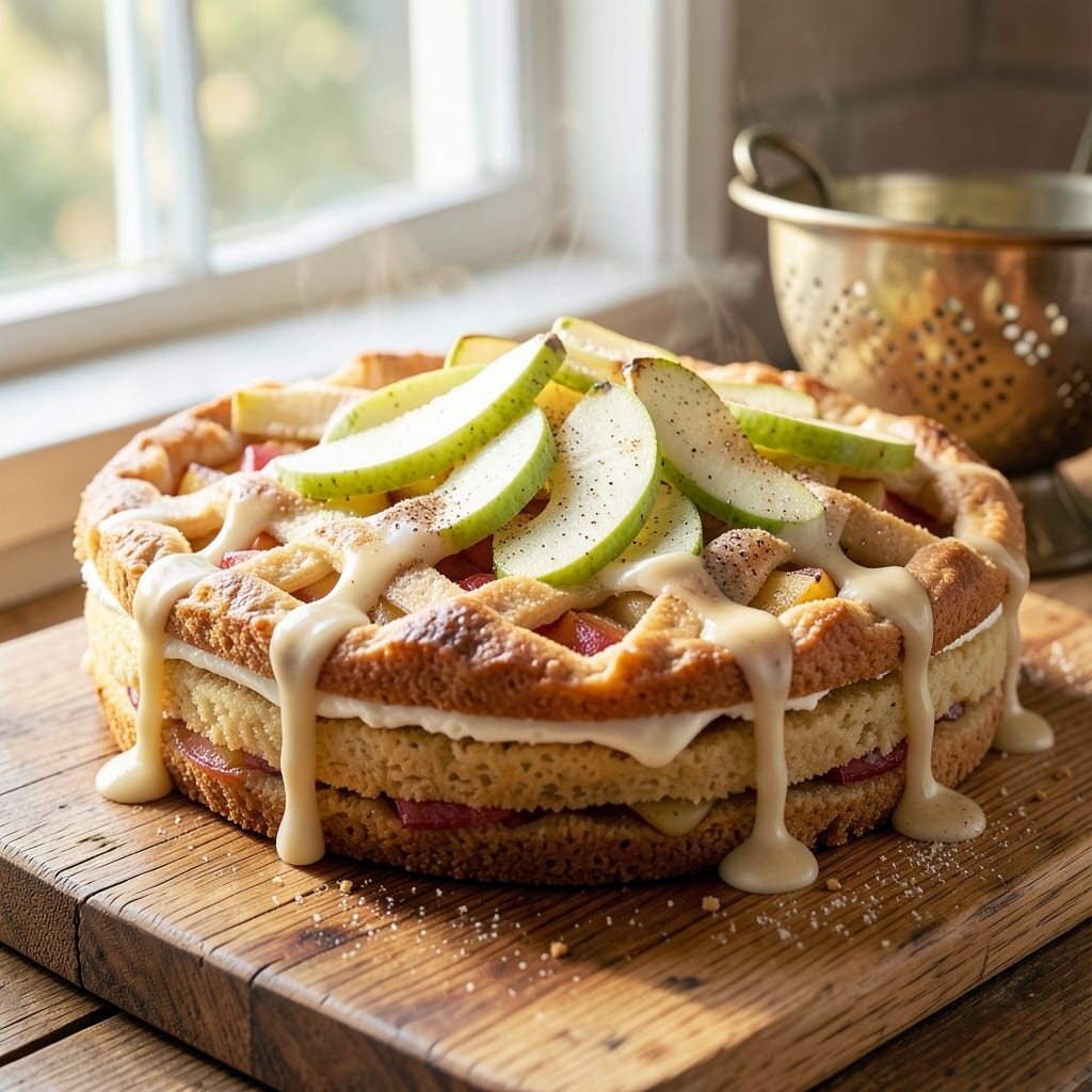 3-Ingredient Apple Pie Cake Recipe: Warm Spice Crumble Top in One Bowl