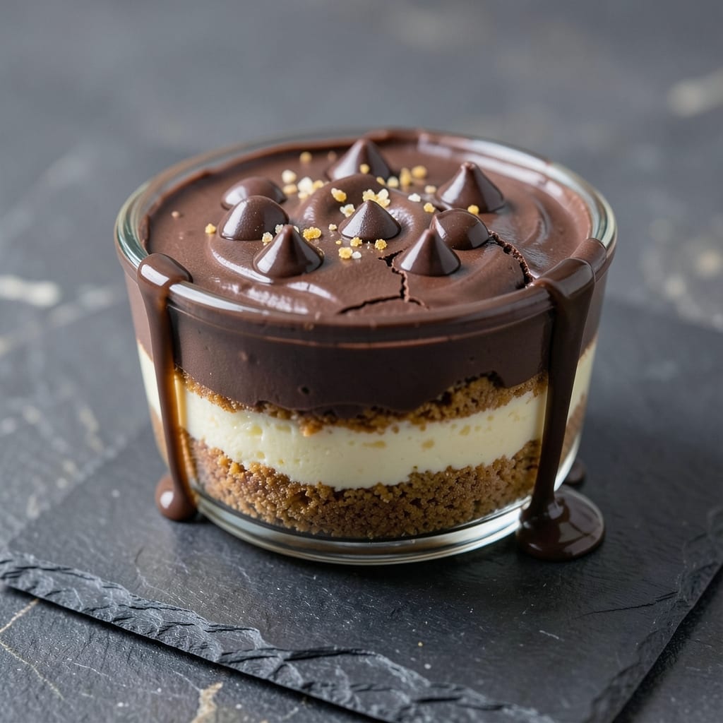 4-Inch Chocolate Cheesecake Recipe: Rich Center and Crispy Graham Crust in One Tin