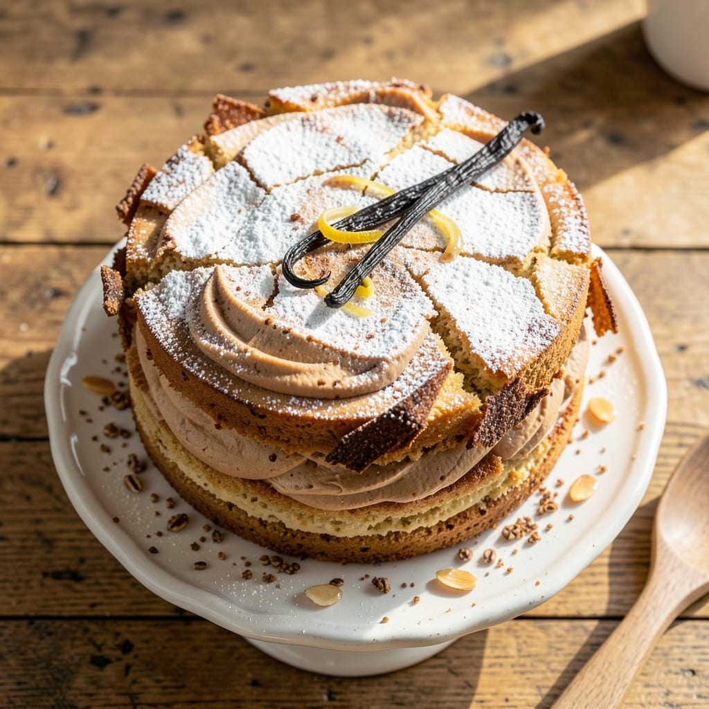 Alice Waters' 1234 Cake Recipe: Whole-Grain Layers with Vanilla-Almond Swirl
