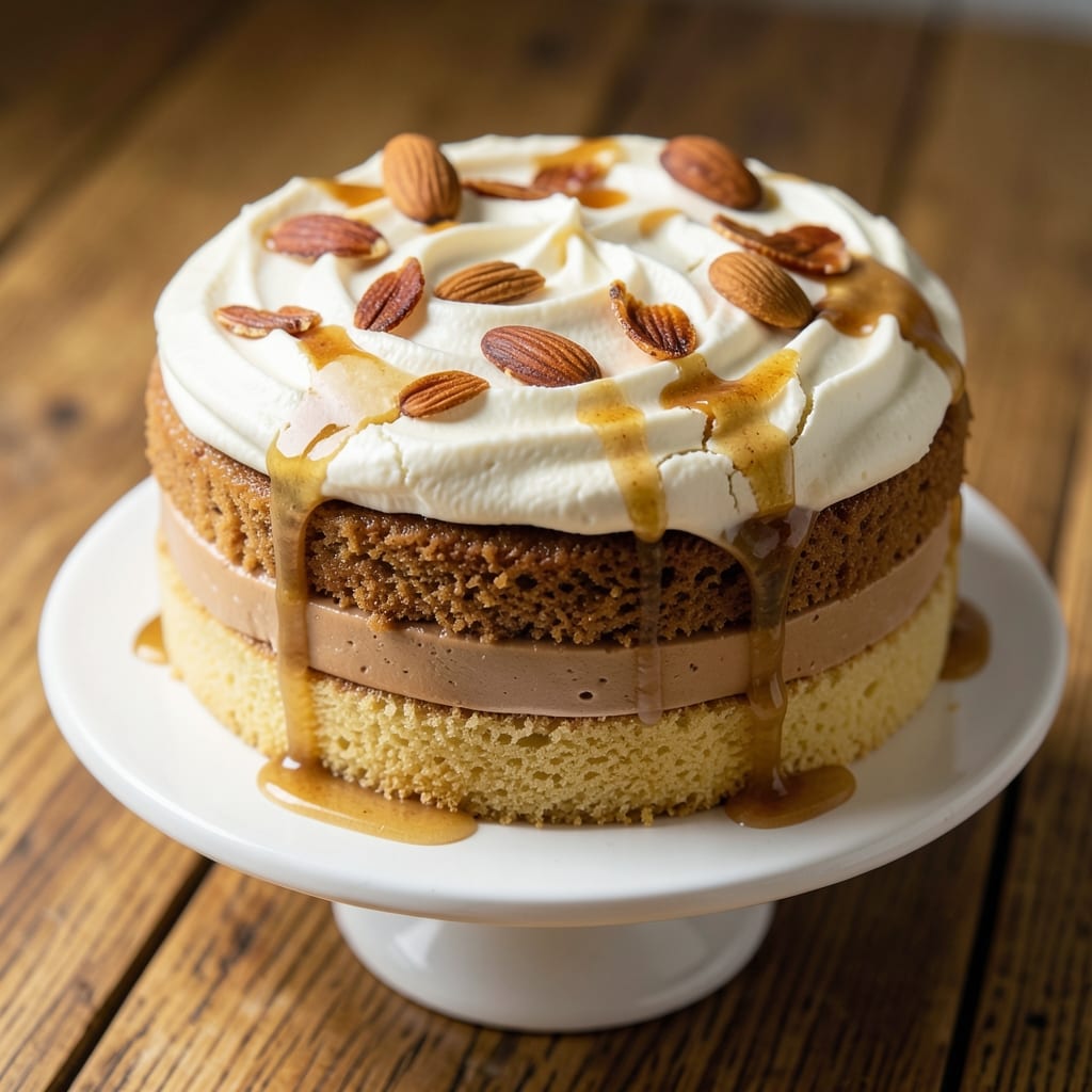 Amaretto Cake Recipe Using Cake Mix: Boozy Vanilla-Almond Swirl Magic