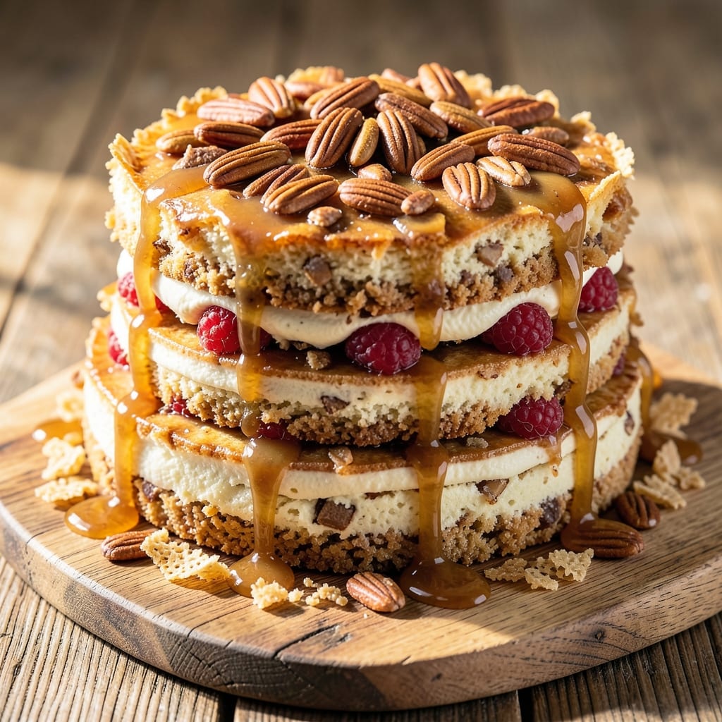 Almond Crunch Cake Recipe: Buttery Layers and Nutty Topping Magic