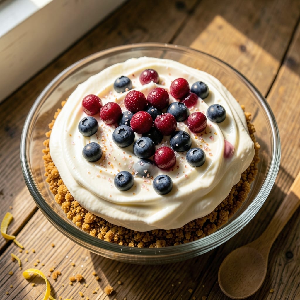 3-Ingredient No-Bake Blueberry Cheesecake Recipe: Frosting-Free Freshness in 10 Minutes