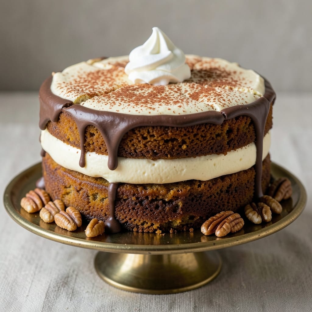 Alison Roman's Pumpkin Cake Recipe: Spiced Moistness With Vanilla Bean Swirl