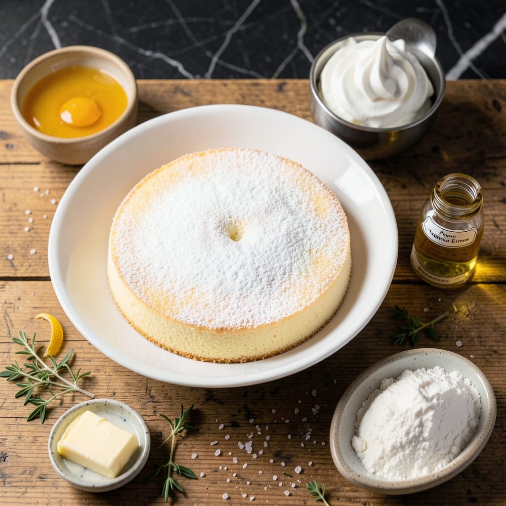 1-Pound Sponge Cake Recipe: Airy, Light Layers in One Tin