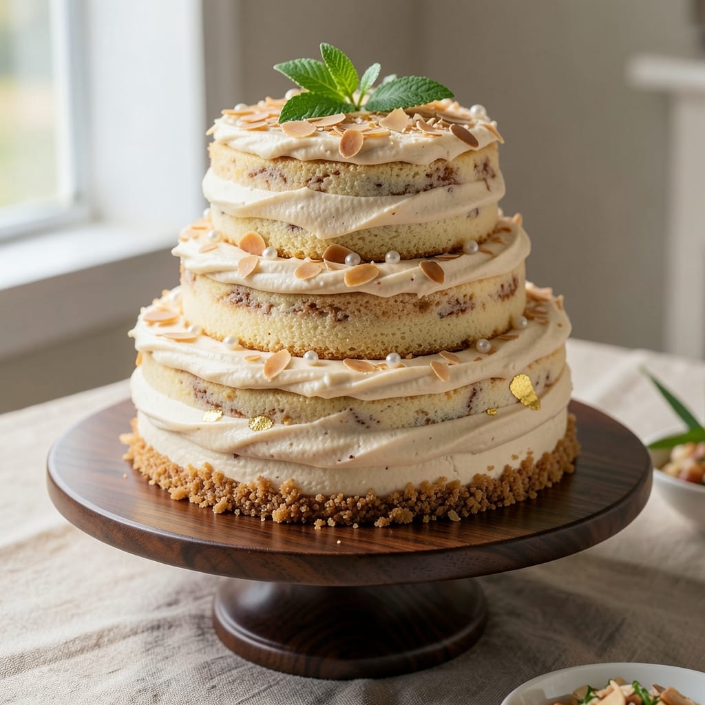 Almond Wedding Cake Recipe From Scratch: Tiered Elegance With Homemade Marzipan Layers