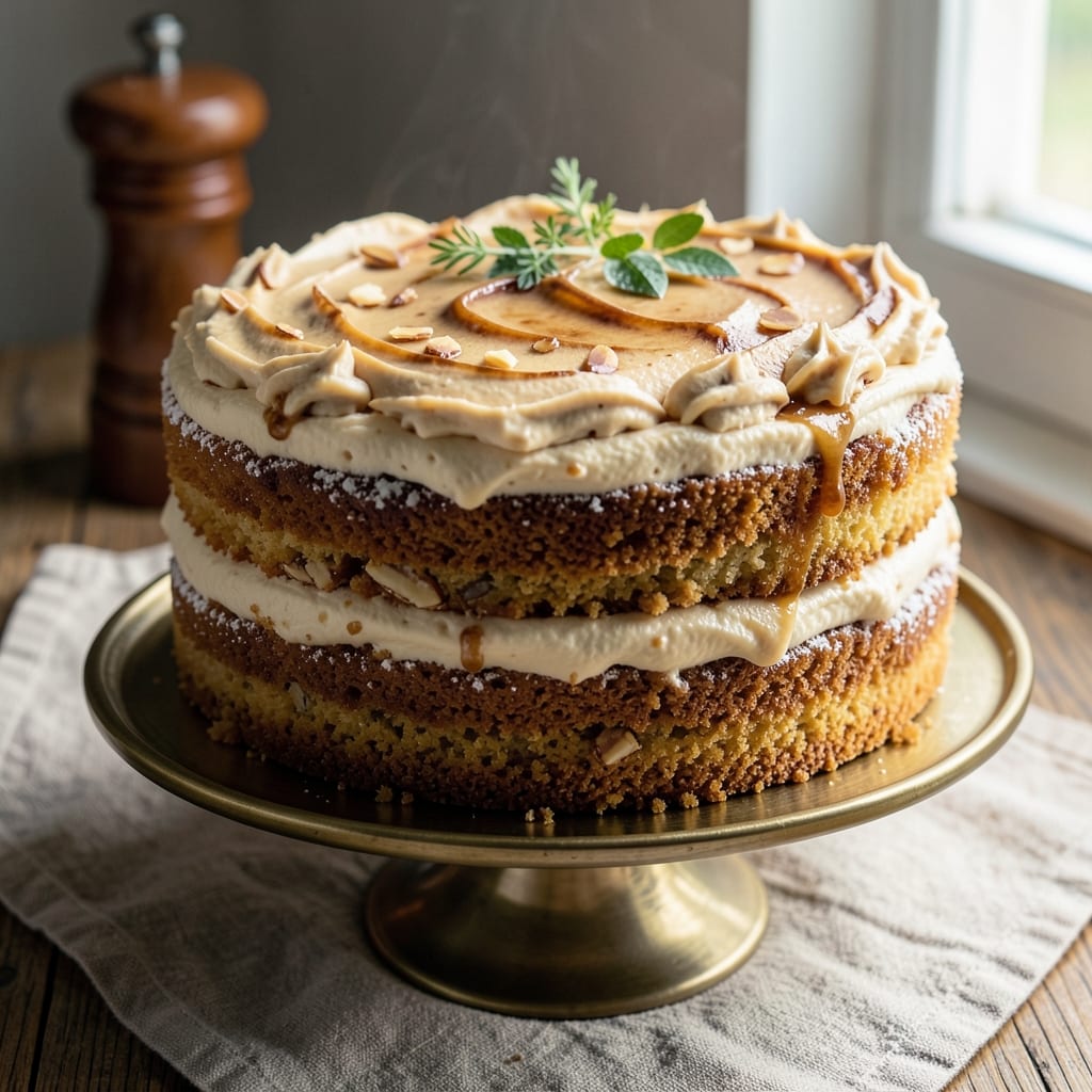 Almond Rum Cake Recipe: Boozy Moisture with Vanilla-Almond Swirls