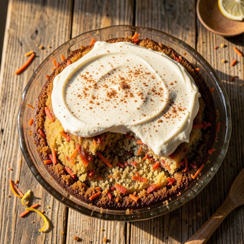 3-Ingredient Carrot Cake Recipe: Spiced Moistness With Cream Cheese Frosting Swirls