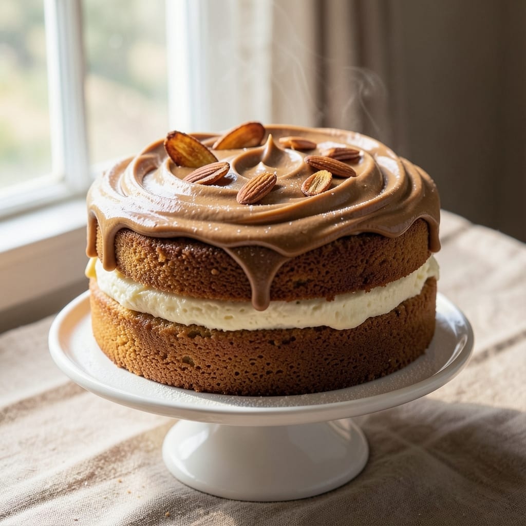 Almond Cake Frosting Recipe: Toasted Nut Cream Cheese Magic